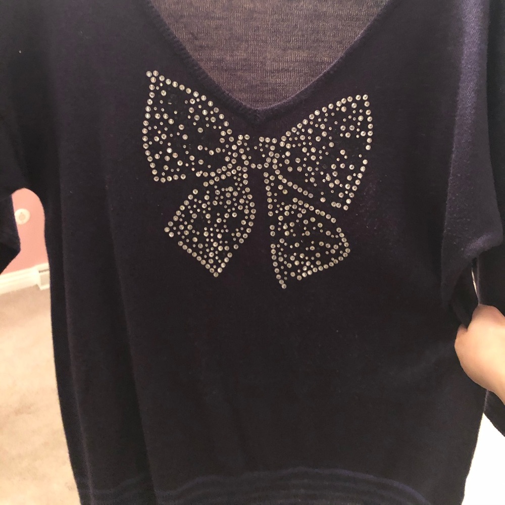 Tommy Girl sequin sweater